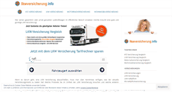Desktop Screenshot of lkwversicherung.info